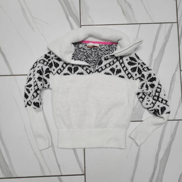 Anthropolgie Copped Fleece warm winterwear sweatshirt - Picture 1 of 6